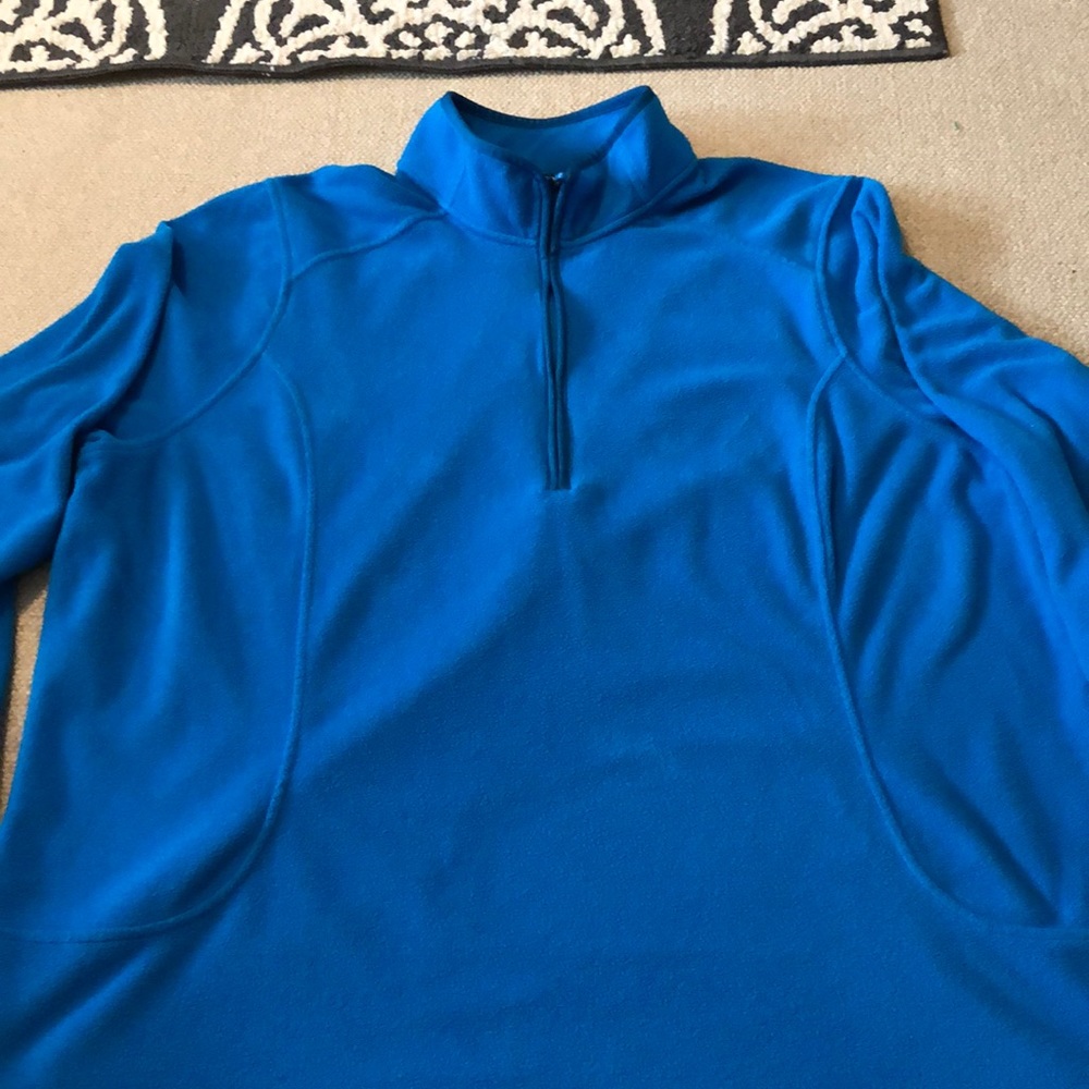 Women’s lands end fleece Quarter zip, size 2x
